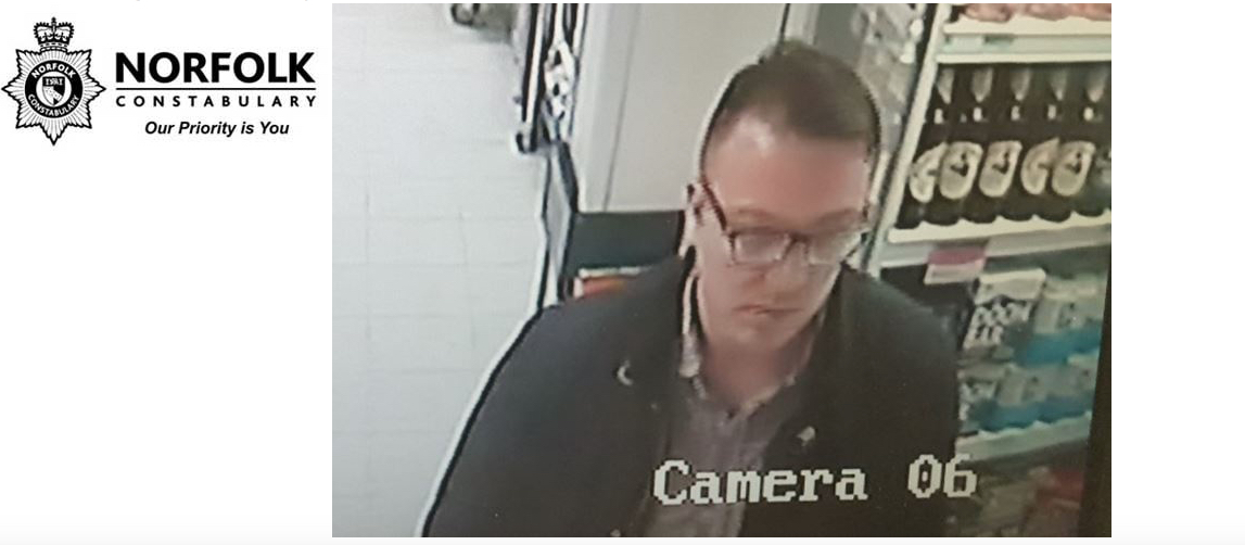 CCTV appeal following theft – Norwich