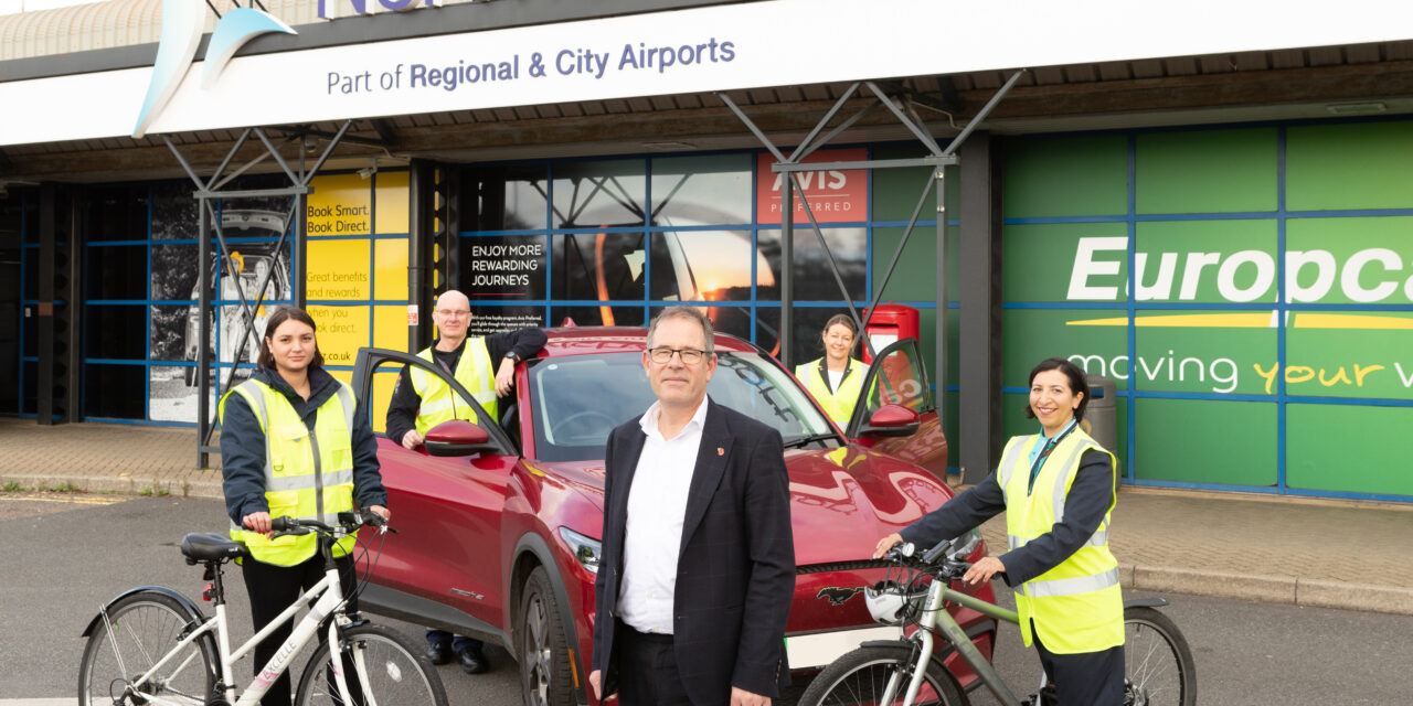 Norwich Airport launches cycle-to-work and lift share schemes