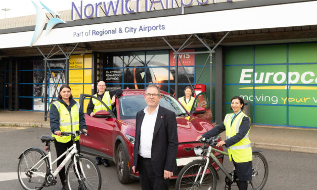 Norwich Airport launches cycle-to-work and lift share schemes